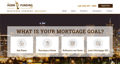 Desktop Screenshot of hornfunding.com